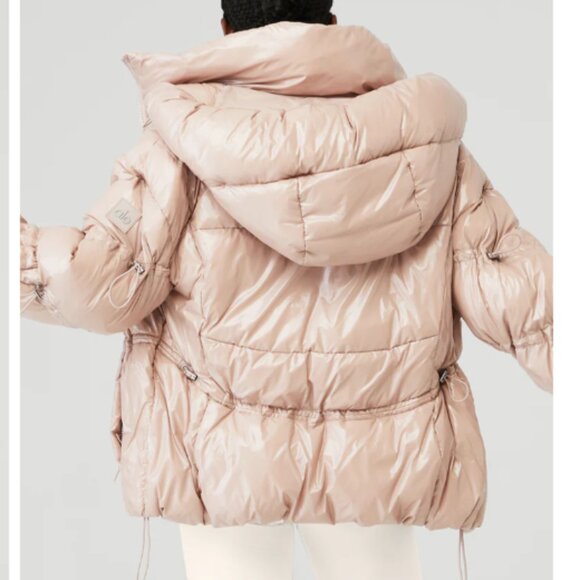 NEW Alo Stunner Puffer Jacket Dusty Pink Size S - Picture 4 of 16
